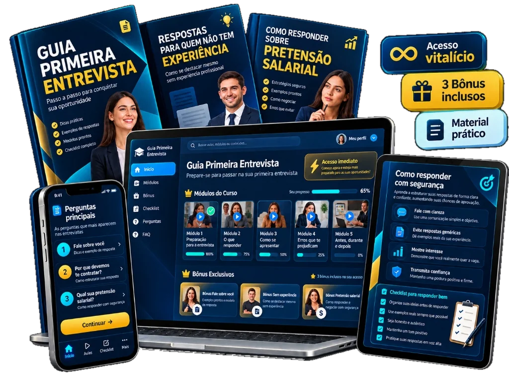 Guia Primeira Entrevista - Material Completo